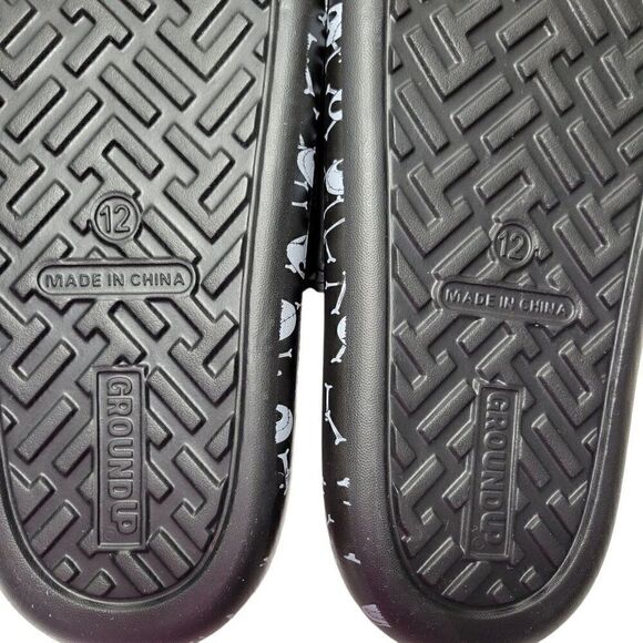 Disney Nightmare Before Christmas Slides Mens 12 Sandal Shoes Jack Skellington - Picture 12 of 12